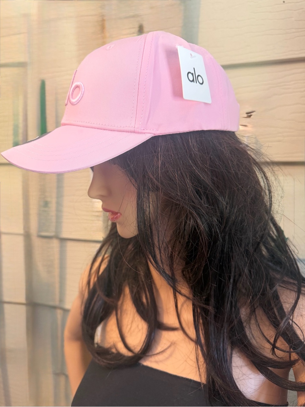 ALO Yoga Off Duty Candy Heart Light Sweet Pink Embroidered Logo Rare  Cap - Picture 15 of 16